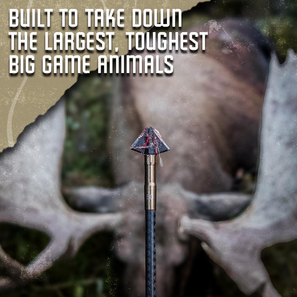 OZCUT Elite Series 2 Blade Broadhead - Precision Hunting Arrows | 3 Pack
