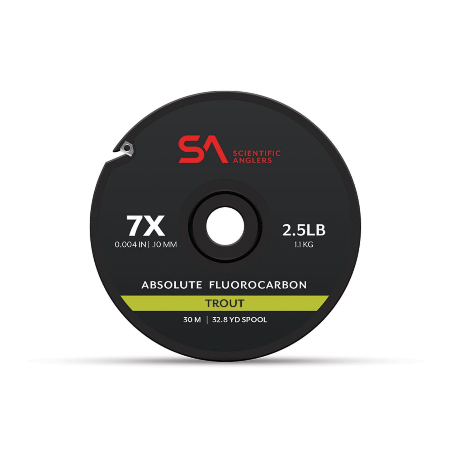Scientific Anglers Absolute Fluorocarbon Trout Tippet, 30M (7X)