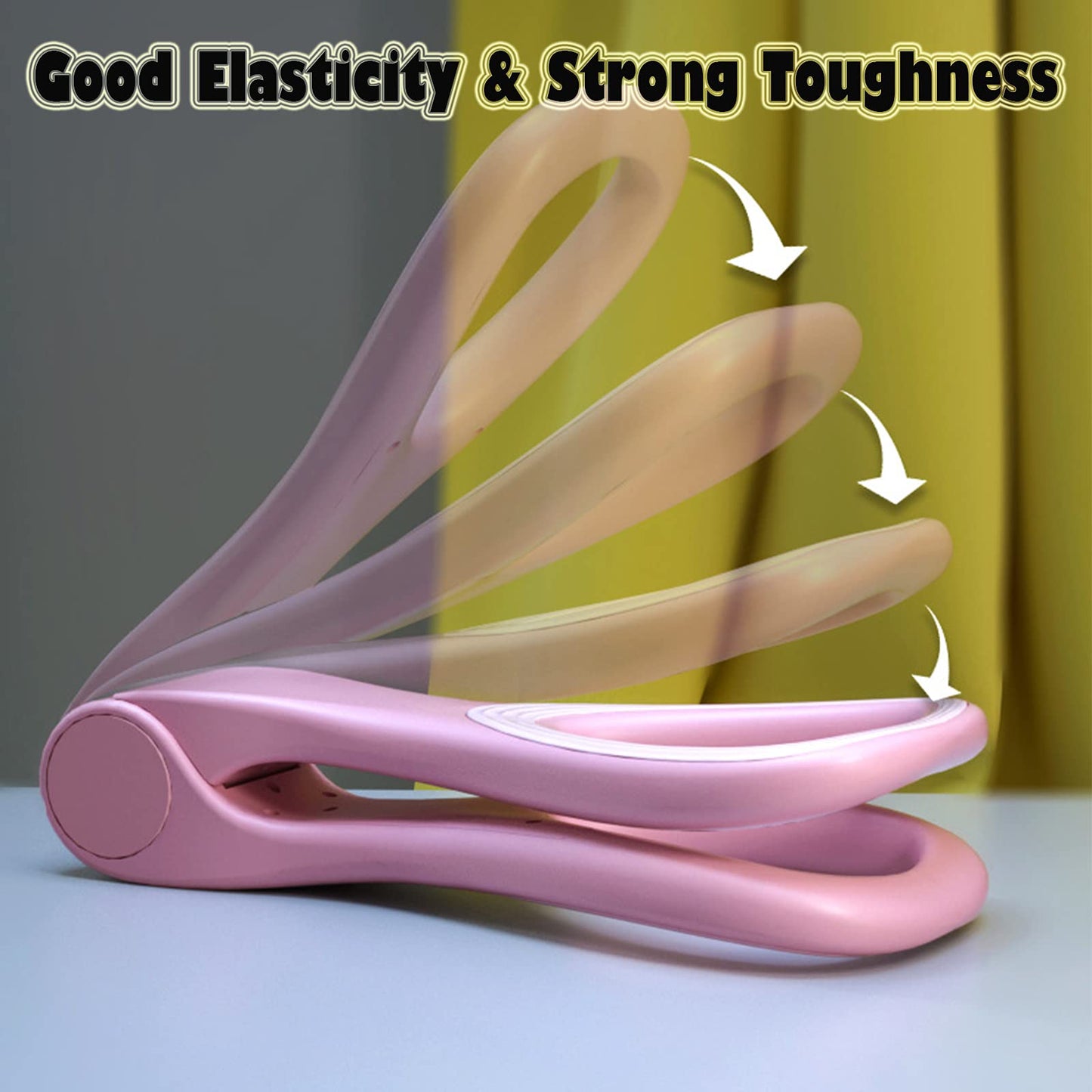 Thigh Master Workout Equipment,[Upgrade Version] Thigh Slimmer,Arm Inner Thigh Toner,Trimmer Thin Body,Thigh Exercise Equipment,Best Loss Weight/Thin Thigh,Kegel Pelvic Floor Trainer Light Pink