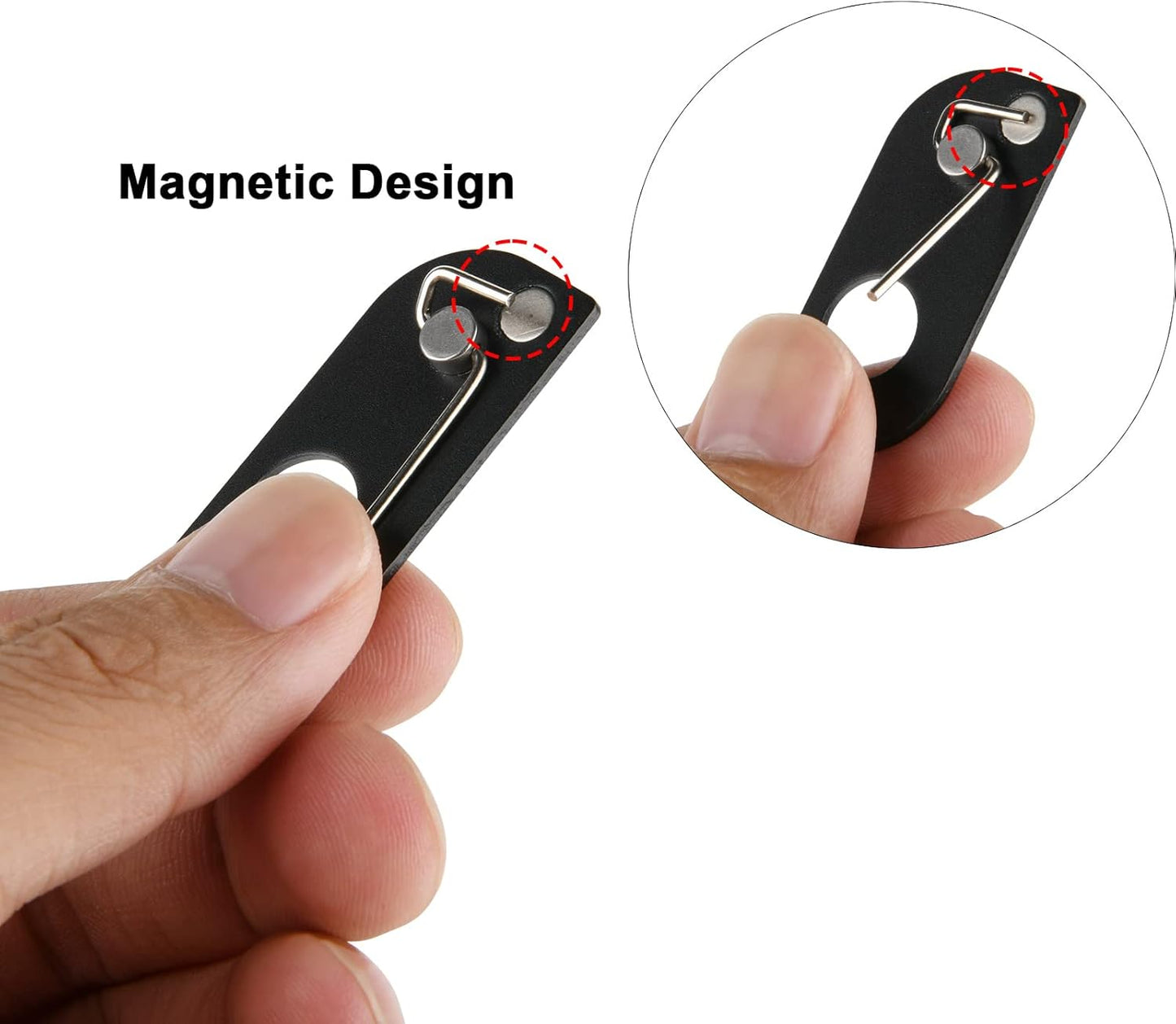 Archery Magnetic Metal Arrow Rest - 4 Pcs Adhesive Arrow Rests for Recurve Bow Targeting & Hunting