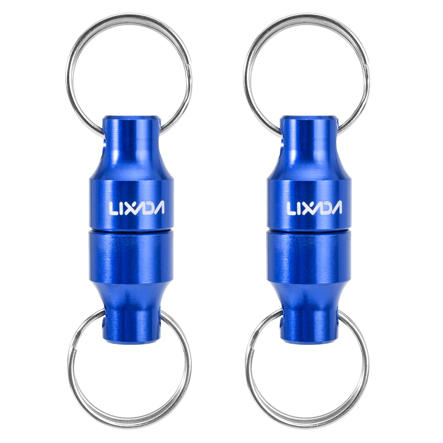 Lixada Magnetic Net Release Holder Fly Fishing Net Retractor Fishing Net Keeper Magnet Clip Landing Net Connector for Fishing Hooks, Lures, Flies, Trout Line