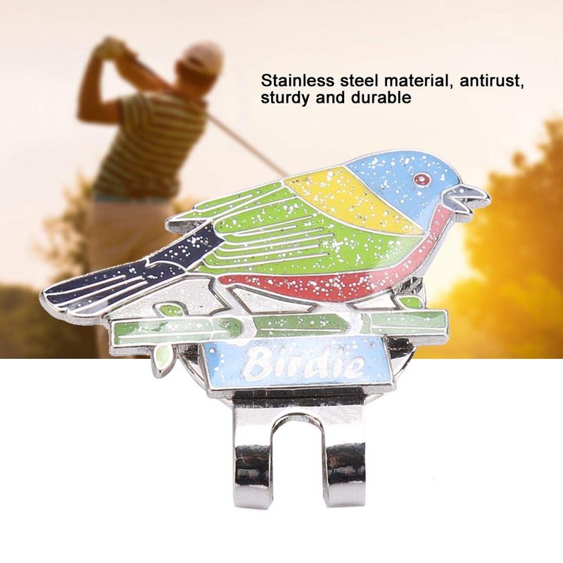 Golf Ball Marker, Cute Magnetic Hat Clip with 6 Pattern Options Ball Marker for Women Men Kids Golfers on Course