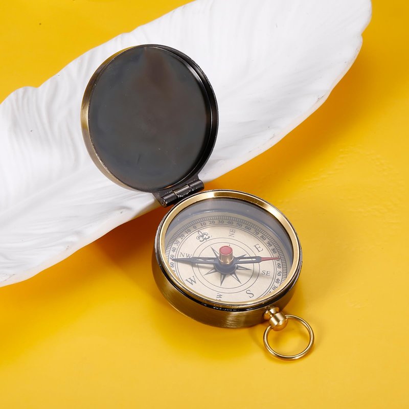 Compass Gift-Retirement Gifts for Men, Compass Present You Will Be Missed for Men, Coworker Leaving Farewell Going Away New Beginnings Gifts for Coworker Friends Him Nurse Boss Teacher Employee