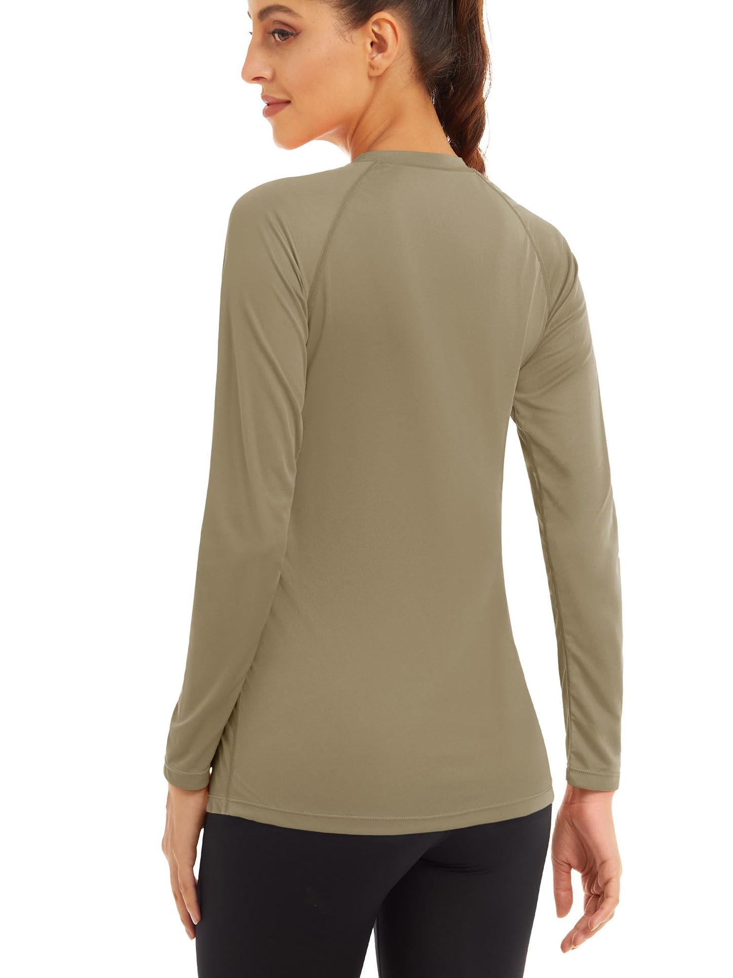 MAGCOMSEN Workout Shirts for Women Running Shirts Women UV Protection Shirts for Women Fishing Shirts Long Sleeve T Shirts for Women