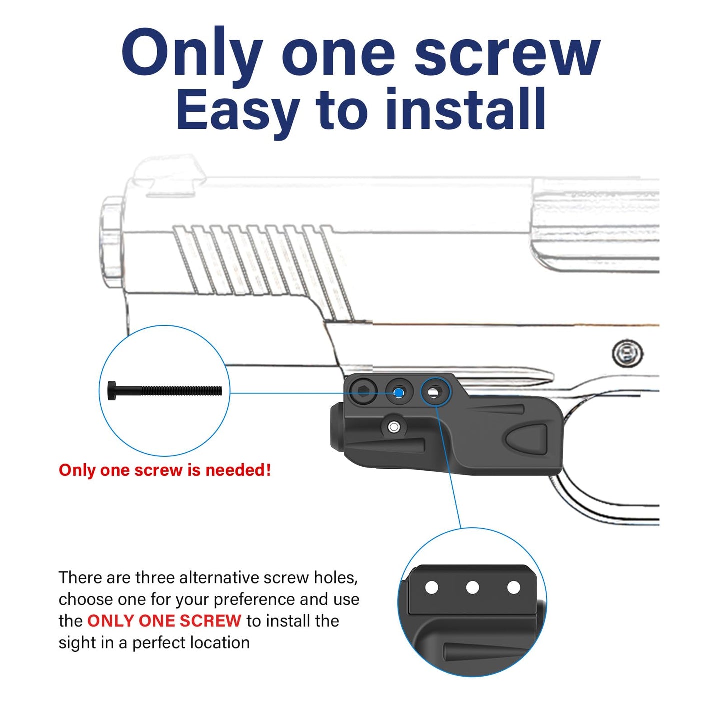 Gmconn Green Laser Sight is Compatible with Picatinny Rail