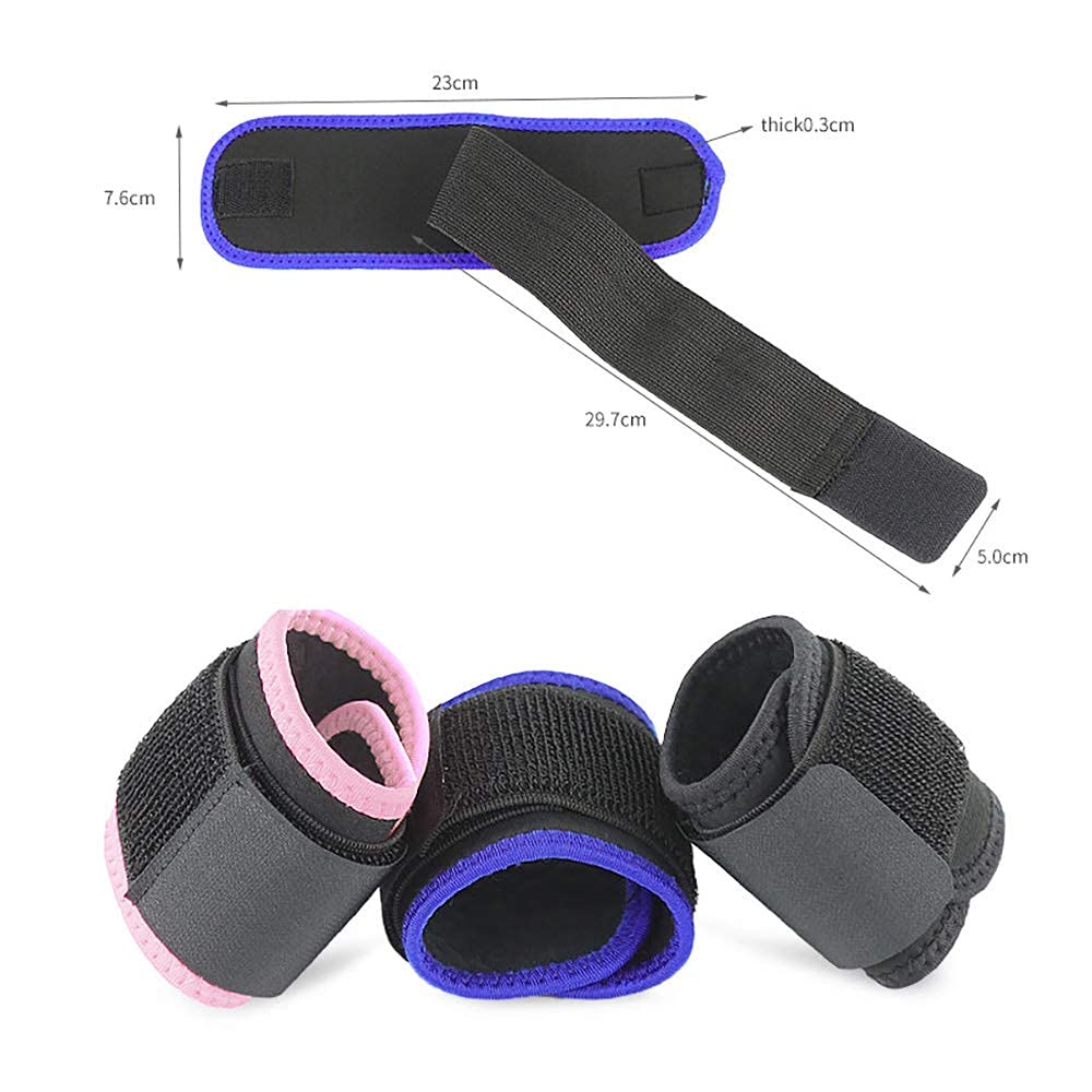 Wrist Brace, Compression Wrist Strap Support Wrist for Men & Women, Youth & Elderly, Boys& Girls, One Size Adjustable, Sports Wristband 1 PCS (Black)
