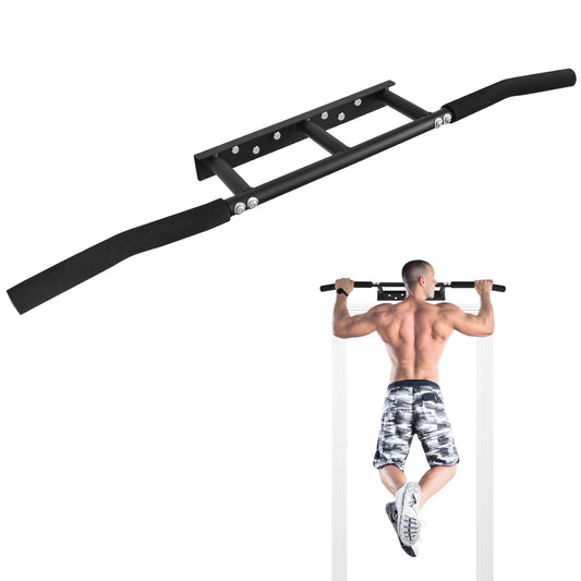 ATENTO Pull Up Bar for Doorway, Wall Mounted Multifunctional Chin Up Bar, Multi-Grip Strength Hanging Bar, Max Load 400LBS for Door Workout Bar, Indoor Pullup Bars Body Fitness Trainer for Home