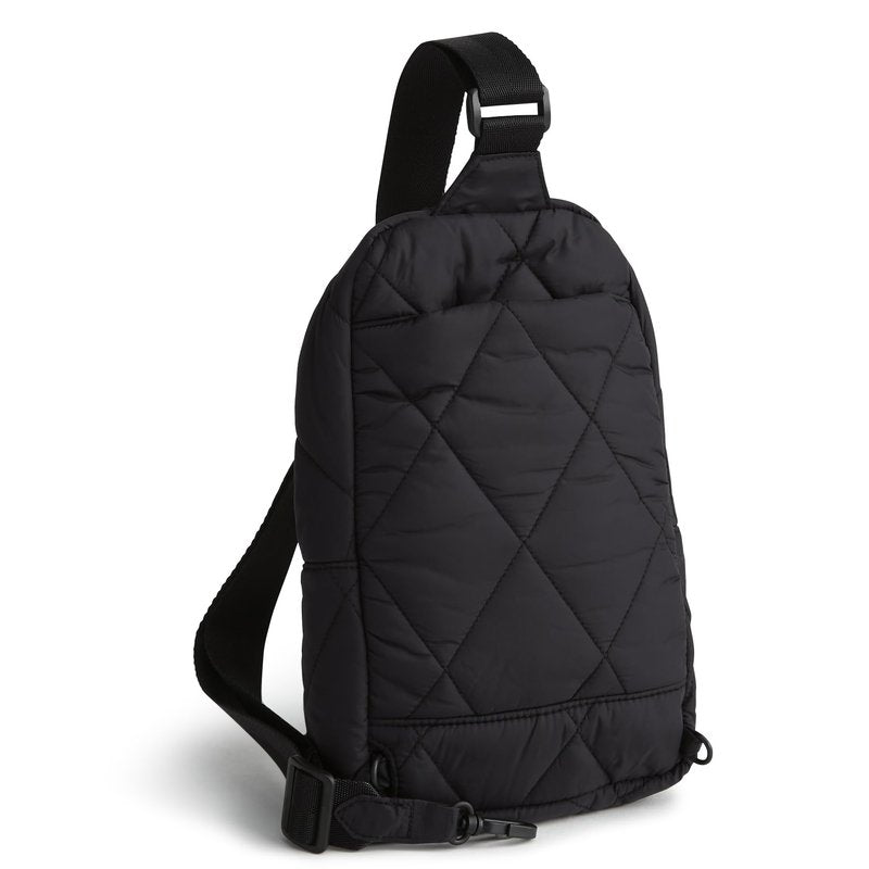 Vera Bradley Women's Featherweight Lorman Sling Backpack, Moonless Night, One Size