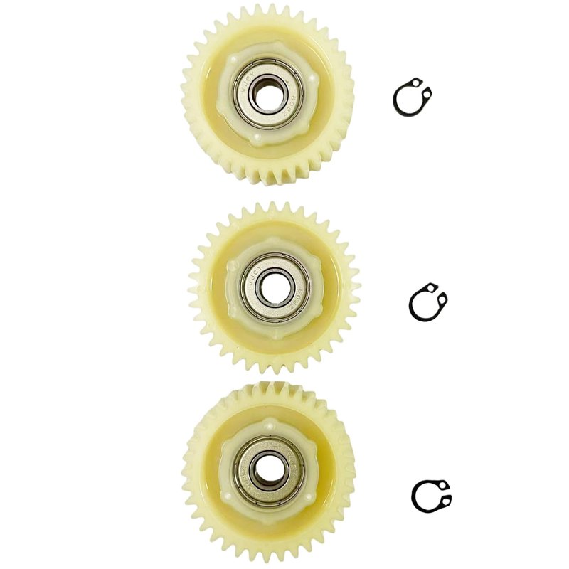Planetary Gear E-Bike Motor Gear 47.5x13.5mm Planetary Gear Set 36 Teeth Nylon Gear with 8mm Bearings Compatible with Bafang 500W-750W Mid Drive Motors Replacement E-Bike 3Pcs (3 pcs Planetary Gear)