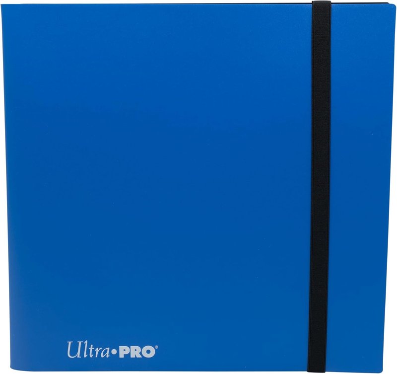 Eclipse 12-Pocket PRO-Binder - Pacific Blue Card Holder for 480 Standard Size Collectible & Gaming Cards