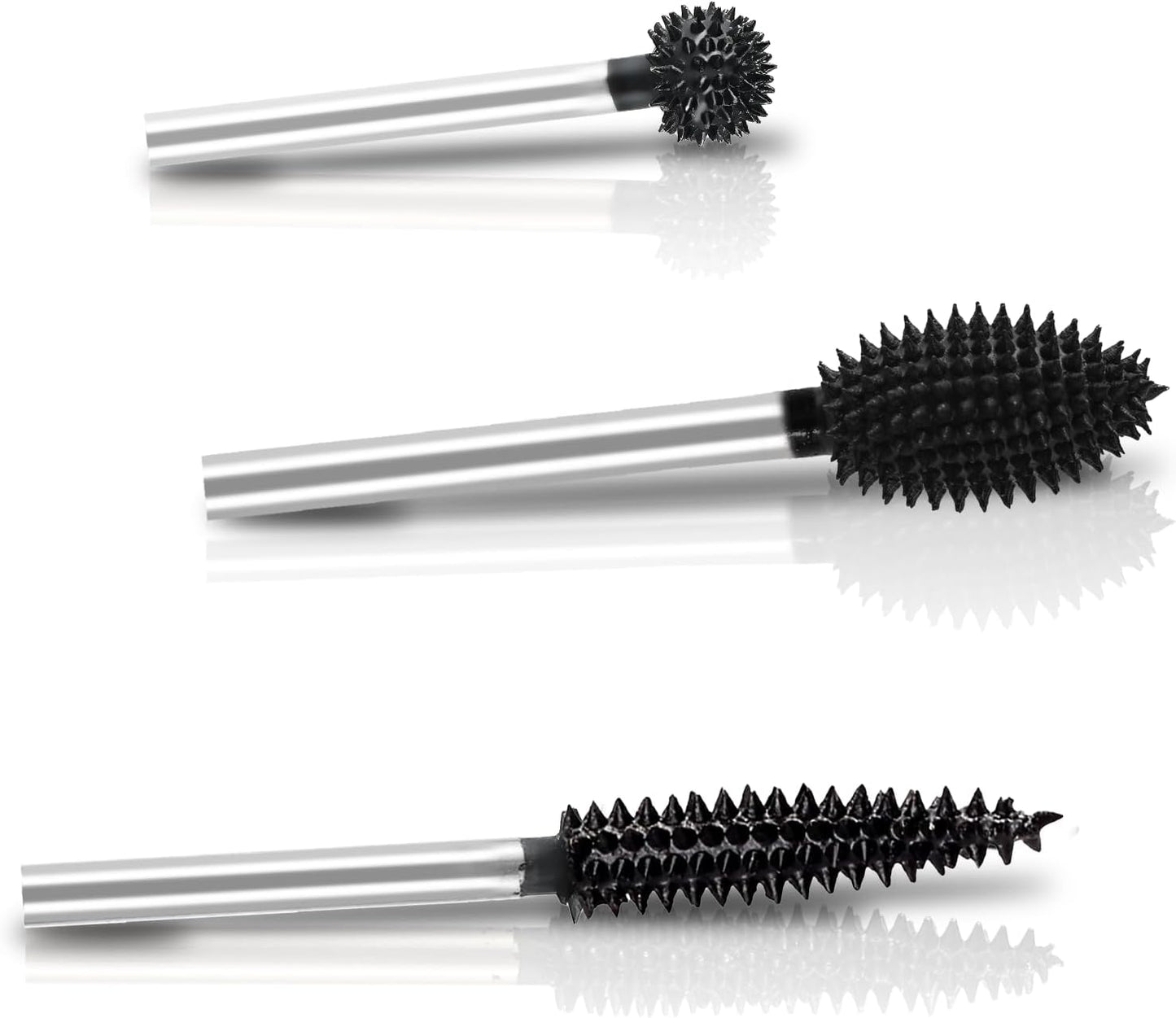 Carbide Rotary Burr Kit - 3-Piece Wood Carving Set | 1/8" Shaft Coarse Bits for Dremel & Rotary Tools