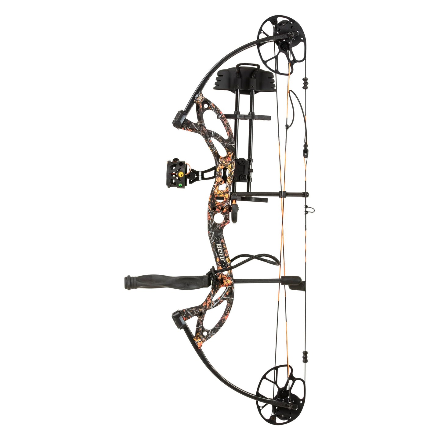 Bear Archery Cruzer G2 Ready to Hunt Compound Bow Package for Adults and Youth, Right Hand, Wildfire