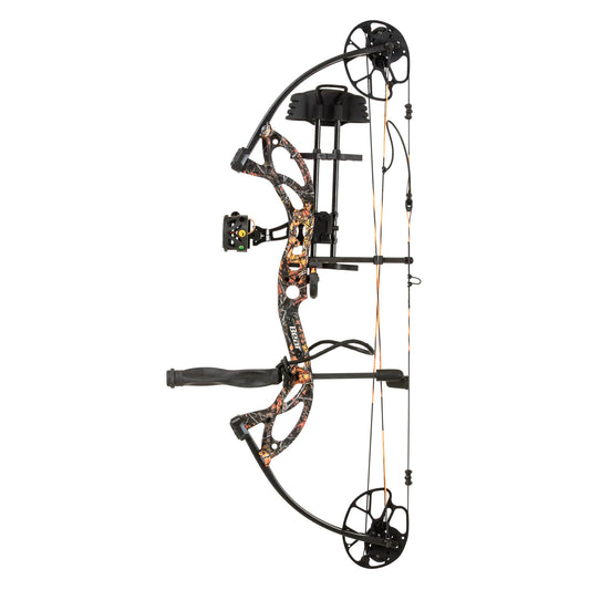 Bear Archery Cruzer G2 Ready to Hunt Compound Bow Package for Adults and Youth, Right Hand, Wildfire