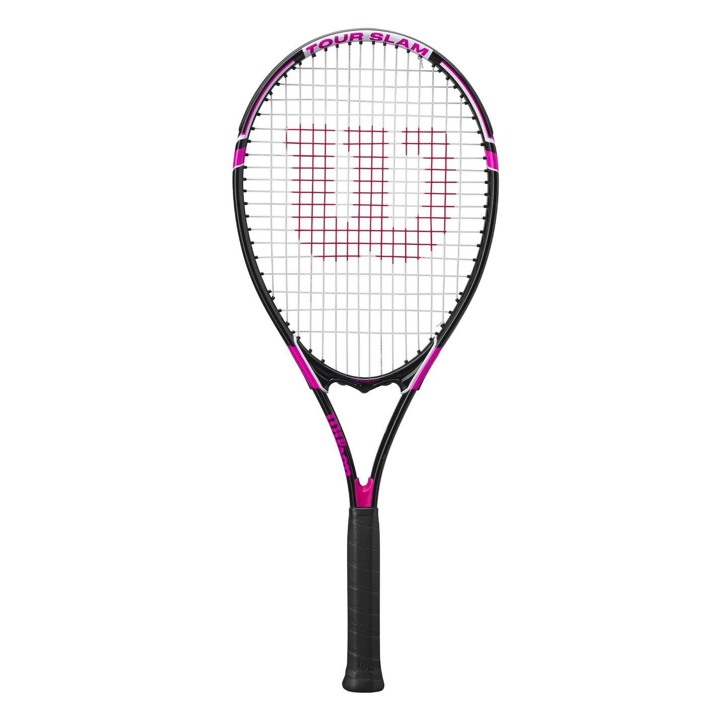 Wilson Tour Slam Adult Tennis Racquet Black/Pink - Grip Size 2-4 1/4"