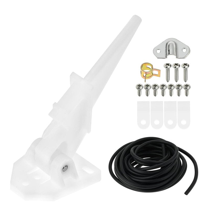 Yetaha Marine Boat Universal Speedometer Pitot Kit, Automatic Kick-up Pilot Tube Assembly Up to 80 MPH, Pitot Sea Portable Mini Tool Accessories, with 20 Ft Premium PVC Tubing