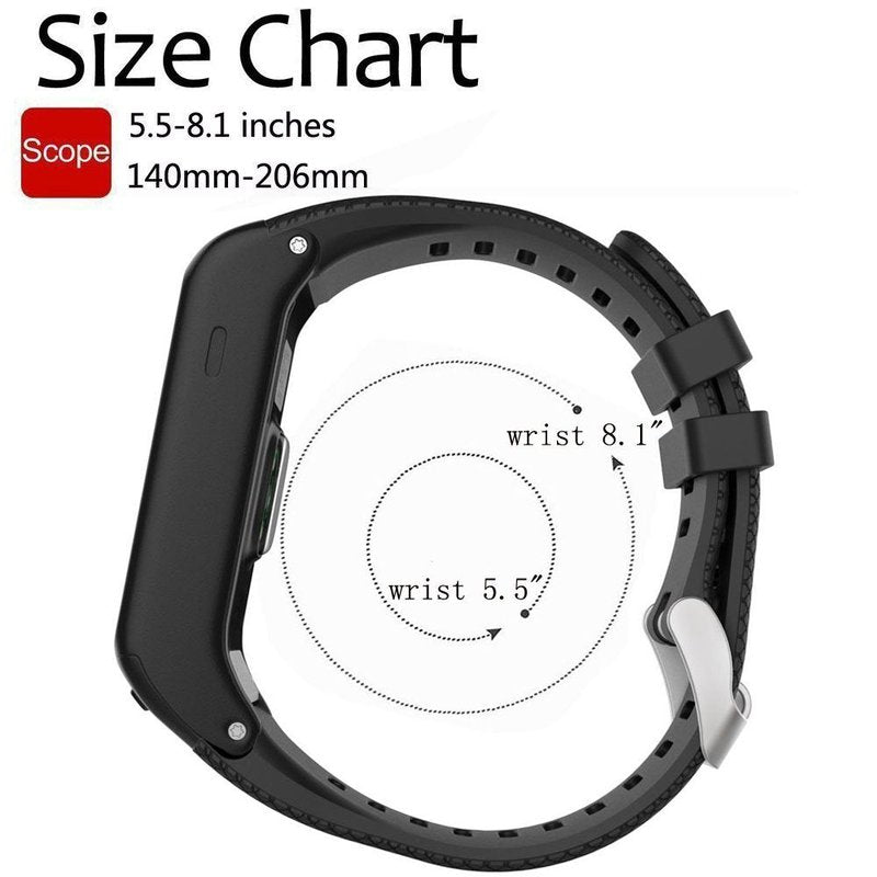 Band for Garmin Vivoactive HR, Soft Silicone Replacement Watch Band Only for Garmin Vivoactive HR (No Tracker, Replacement Bands Only)