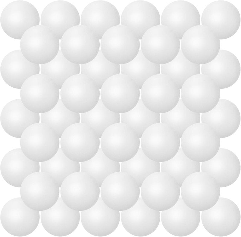 100 Pack Table Tennis Balls - Multi-Colored 40mm Plastic Balls for Parties, Carnival Games & Pet Toys
