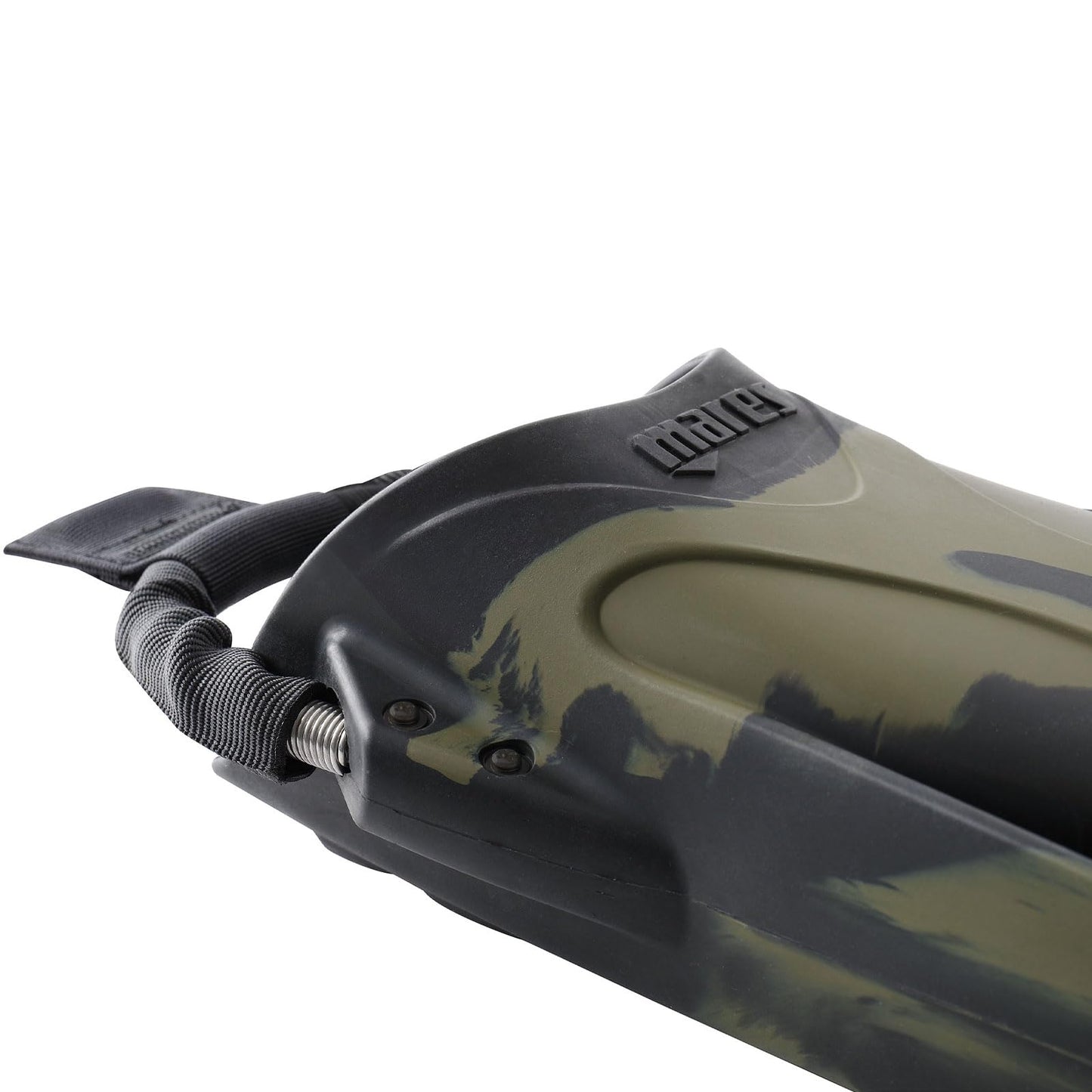 Mares Unisex Adults Power Plana Tactical Green Fins - High-Performance Durable Adjustable Versatile Open Heel Swimming Flippers for Technical Diving, Small