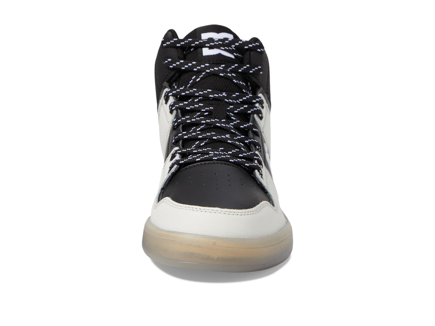 DC Cure Casual High-Top Skate Shoes Sneakers Black/Cream 9.5 D (M)
