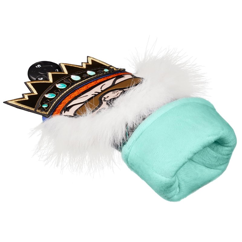 Craftsman Golf Synthetic Leather King with Crown and Beard Blue Golf Club Hybrid Rescue Headcover Cover with Interchangeable Tag