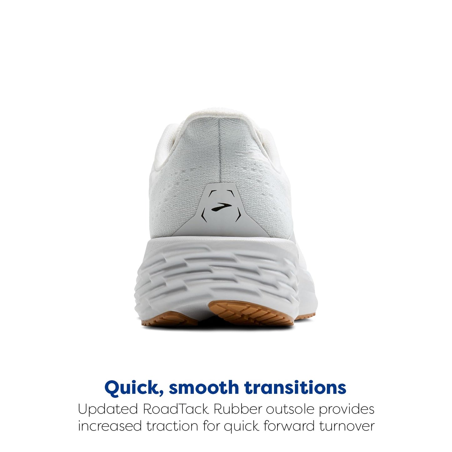 Brooks Men’s Launch 11 Neutral Running Shoe - White/Grey/Black - 8.5 Medium