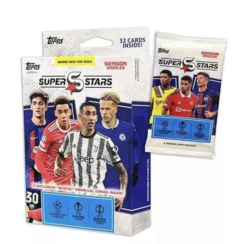Topps UEFA Superstars 22/23 Hanger Pack (4 Packs)