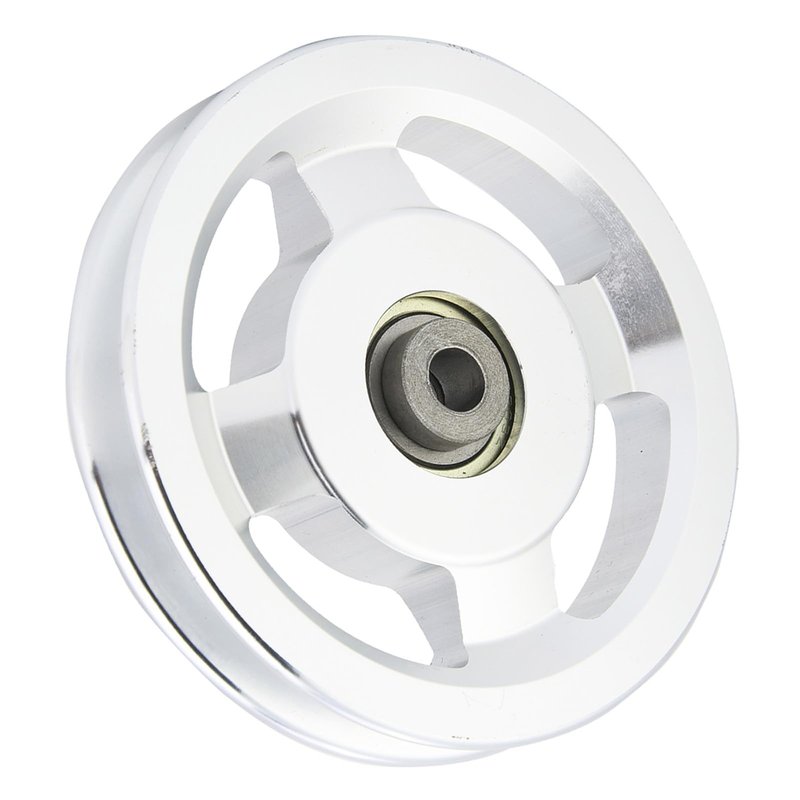 Strength Training Pulley, Aluminum Alloy Durable Pulley Wheel 4.5 Inch for Home Gym Fitness Enthusiasts Athletes Rehabilitation Exercises