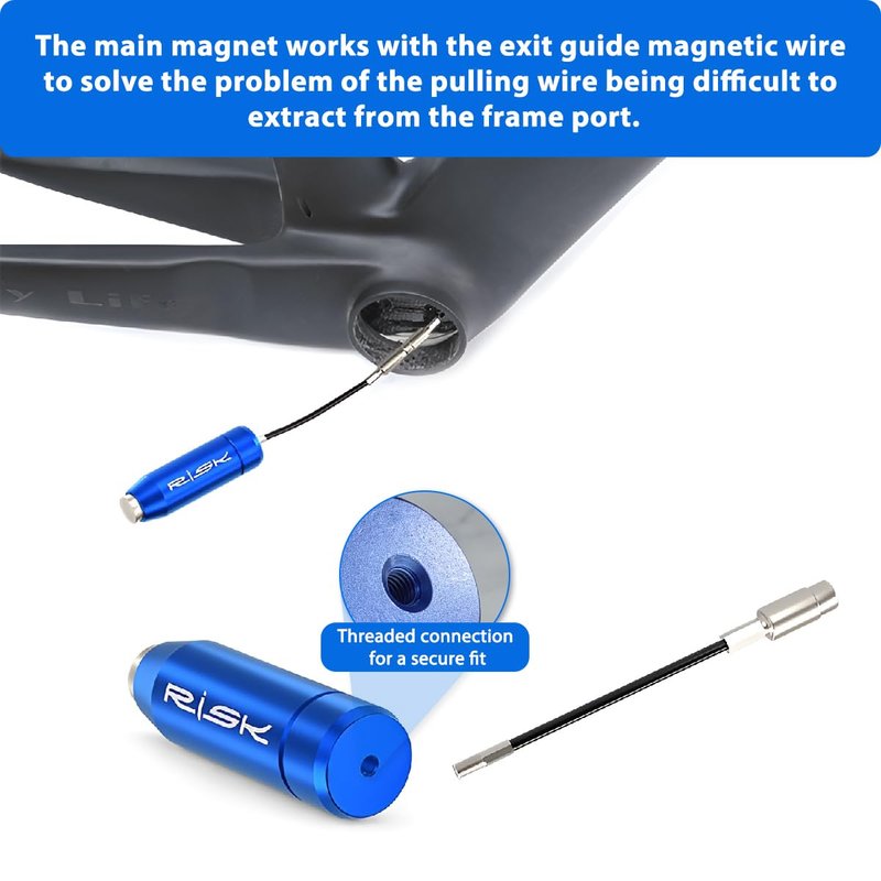 BESNIN Bicycle Internal Cable Routing Tool Cycling Bike Internal Cable Routing Tool for Bicycle Frame Shift (Internal Cable Routing Tool ONLY)
