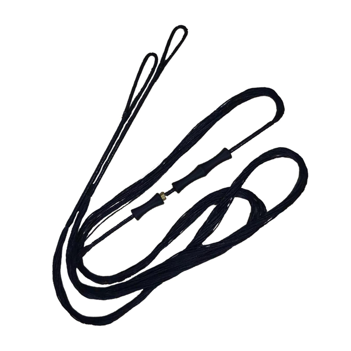 DeeRace Traditional Recurve Bow String and Bowstring Finger Savers Set, Dacron Bow String with Finger Guards (AMO 62” (Actual Length 58”), 16 Strands (Recommended for up to 65 lbs))
