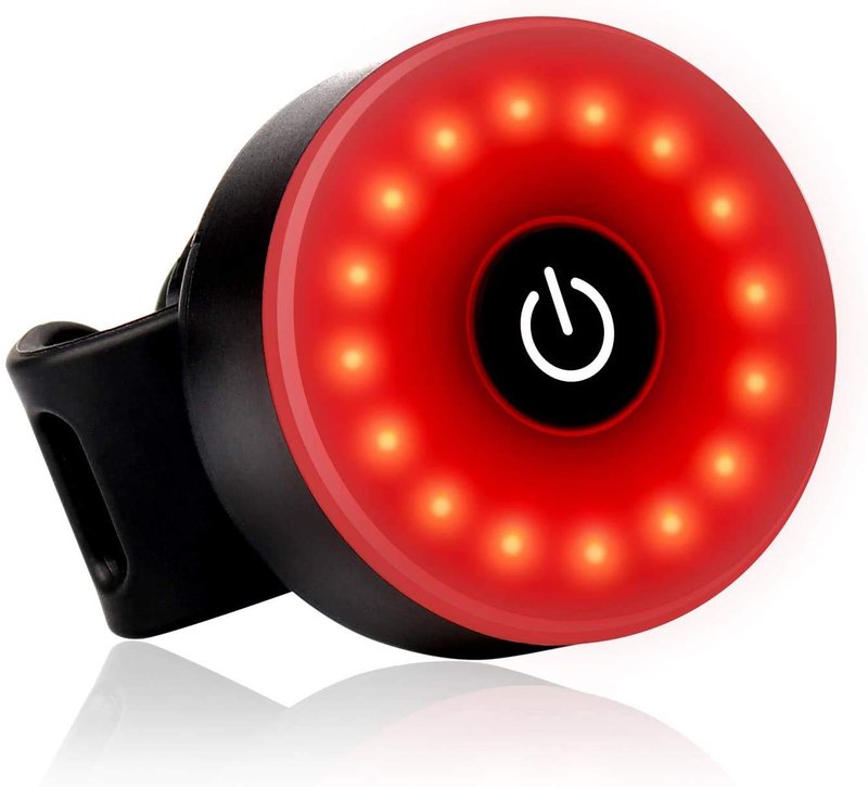 USB Rechargeable LED Bike Tail Light – Daffodil LEC500 - Bright Cycling Safety Flashlight, 5 Lighting Modes, Waterproof Bicycle Light