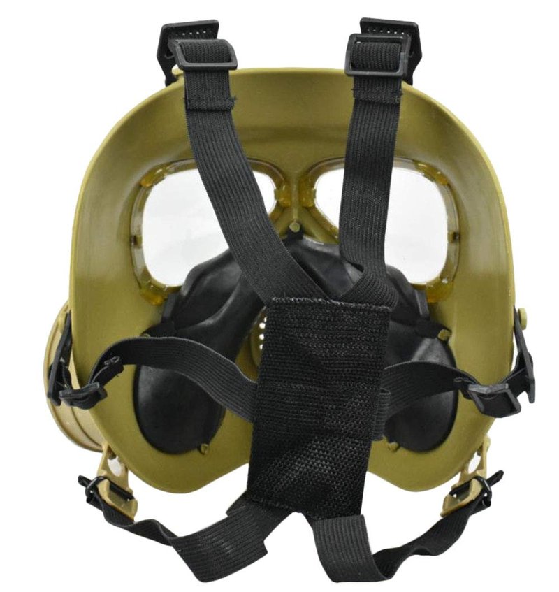 JFFCESTORE Airsoft Tactical Protective Mask M88 Helmet Full Face Eye Protection Skull CS Mask with Adjustable Strap One Size fits All for Airsoft BB Gun CS Game and Party (Black)
