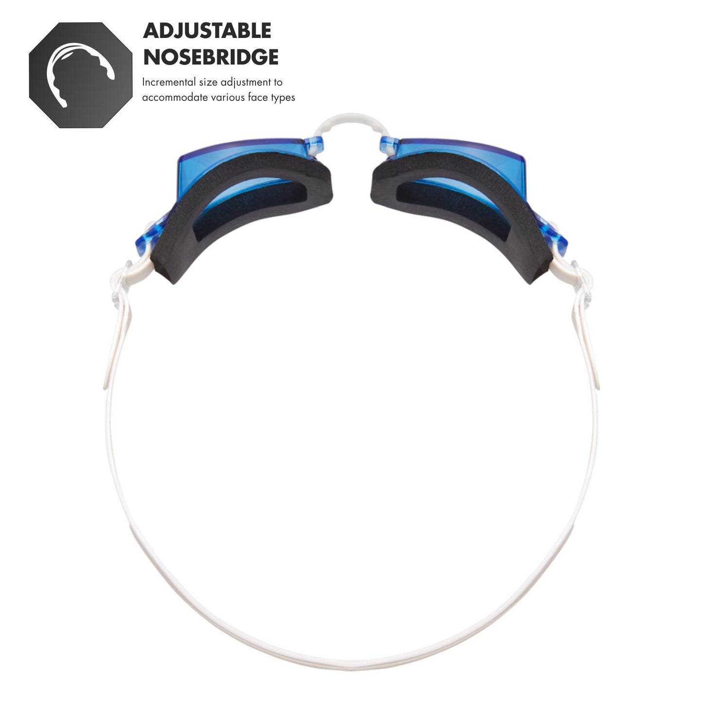 TYR Team Sprint Performance Goggle (Blue)