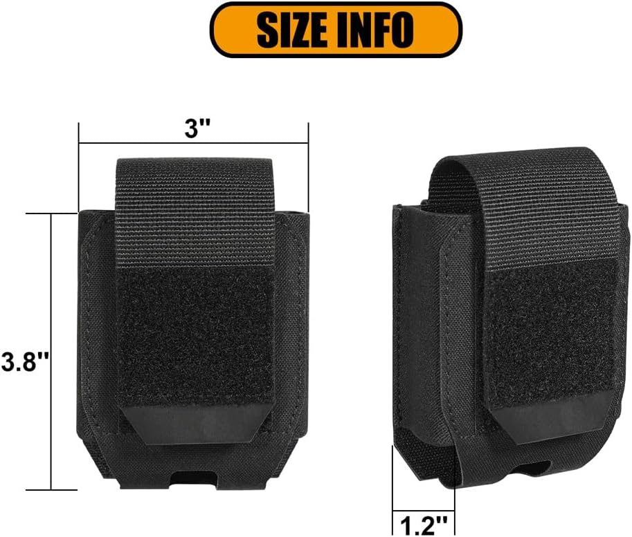 KRYDEX MOLLE Handcuff Pouch - Tactical Duty Belt Case for Law Enforcement | Durable & Versatile Design