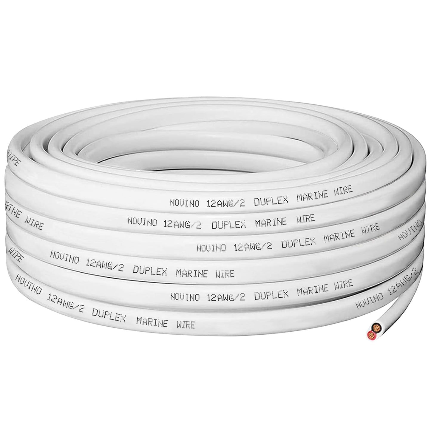 10 Gauge Marine Wire Duplex Marine Grade Wire,10 AWG 200ft Tinned Copper Boat Electrical Cable for Boat/Automotive/RV/Camper Outdoor Use