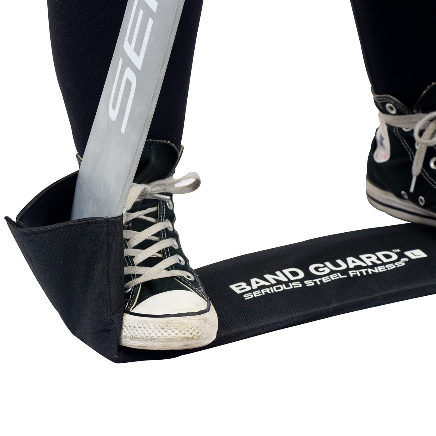 Serious Steel Fitness Band Guard - Protective Resistance Band Sleeve/Cover for Resistance Bands (Large) | Bands not Included Protect Your Resistance Bands from The Ground, Concrete, Sharp Edges.