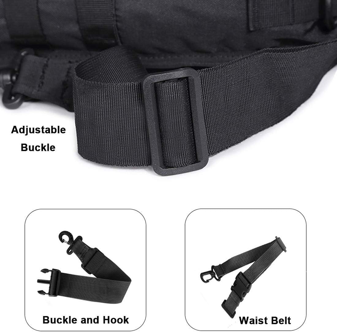 Tactical Sling Bag - Military Rover Shoulder Backpack for EDC | Molle Assault Design