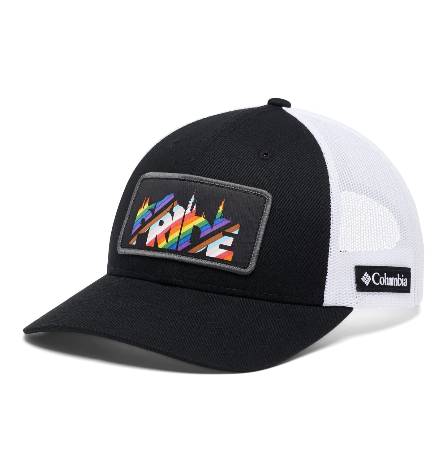 Columbia Unisex Mesh Snap Back - High, Black/Outdoor Pride, One Size