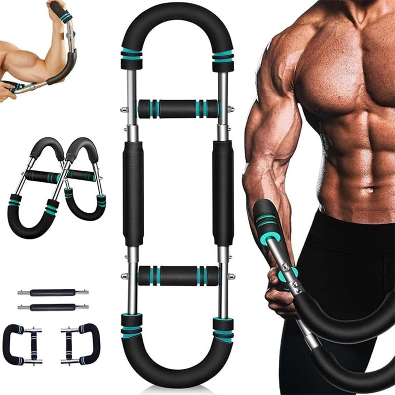 Twister Arm Trainer Adjustable Chest Muscle Trainer Portable Detachable Family Fitness Tools Suitable for Both Men and Women Style Black and red