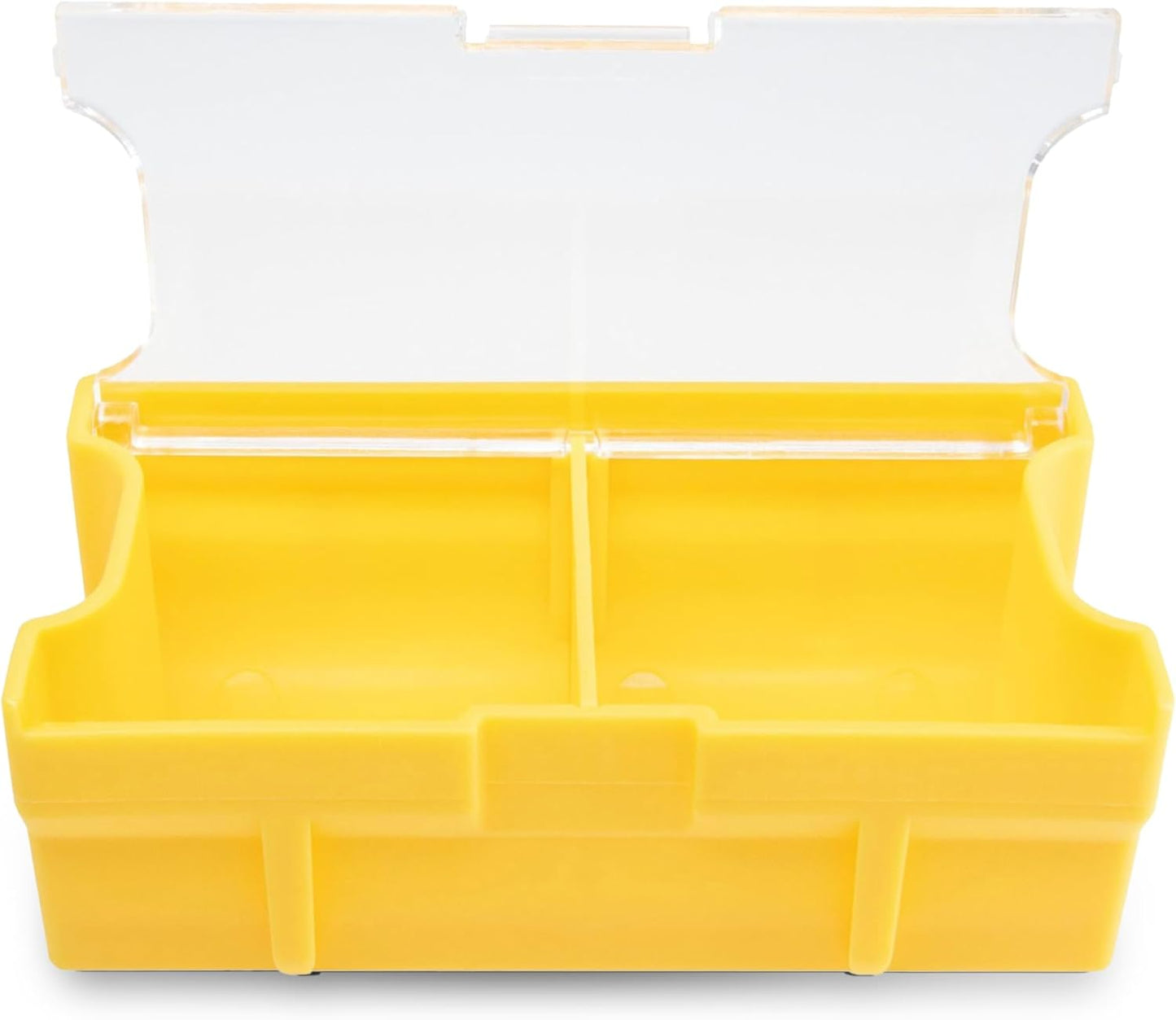 Plano Edge Terminal Hook Retainer Box - Yellow 2-Pack with Tackle Tray for Fishing Storage