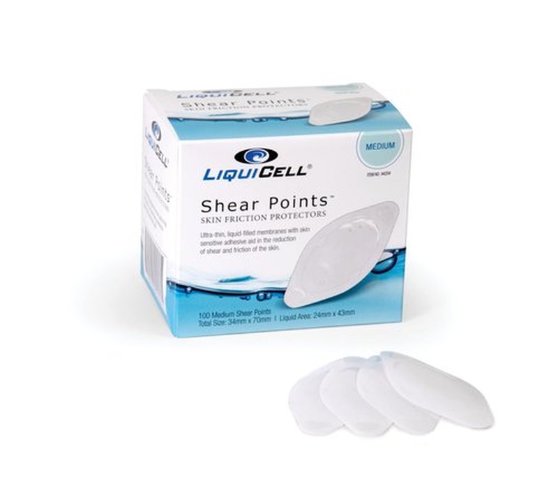 LiquiCell Shear Point Bandages, CPAP Nasal Pads, Box, 100 Bandages, Medium