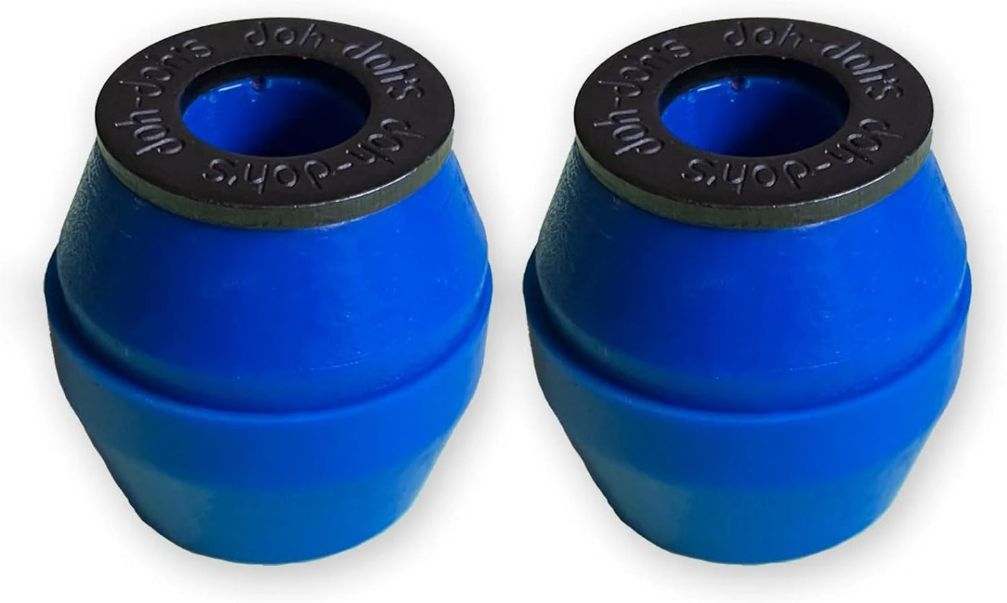 Kata Skateboarding Shorty's Skateboard Bushings Doh Doh's Cones with Washers Blue 88A Softest