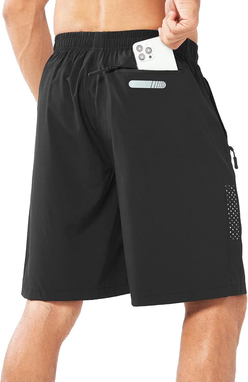 NORTHYARD Men's Athletic Running Shorts - Quick Dry Lightweight Gym Shorts with 3 Zipper Pockets | 7/9/5 Inch Options