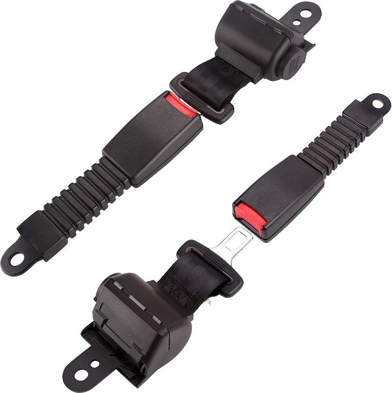 BestAccess Universal Golf Cart Seat Belt Kit | Front Rear Golf Cart Seat Belt Kit for EZGO Club Car Yamaha Golf cart