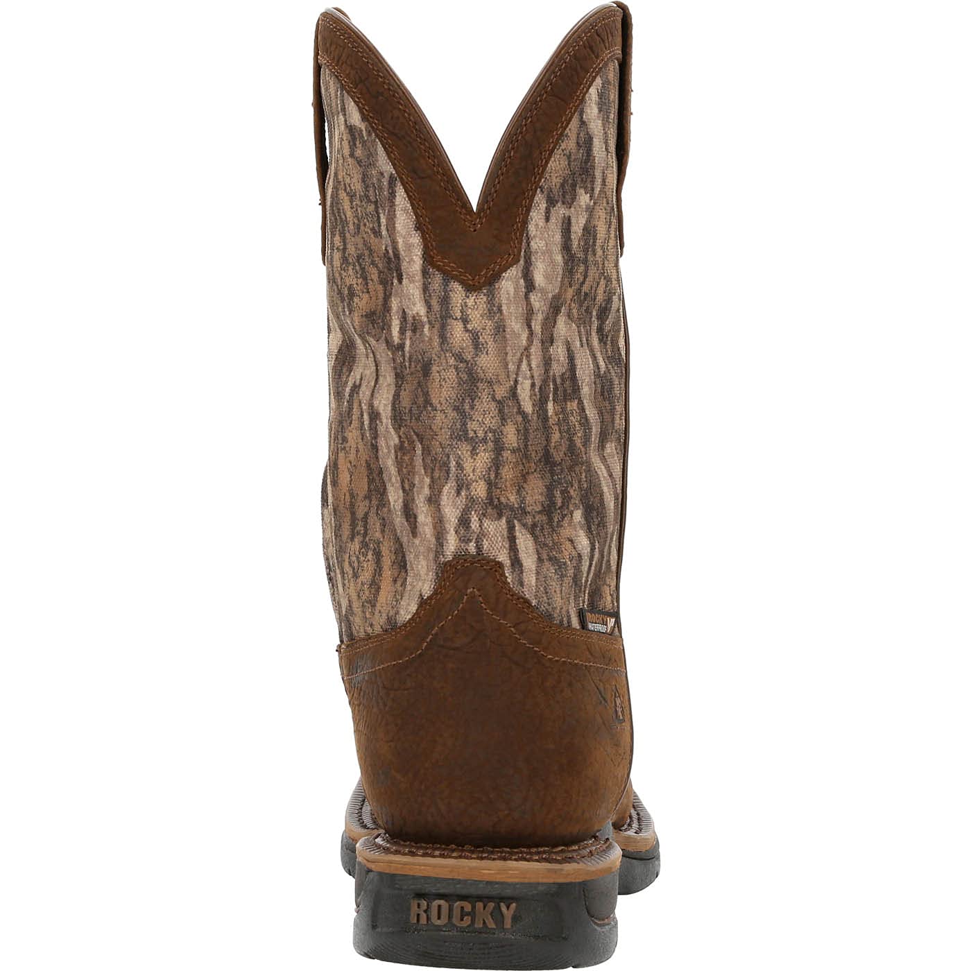 ROCKY Long Range 11" Waterproof Western Boot Size 7.5(W)