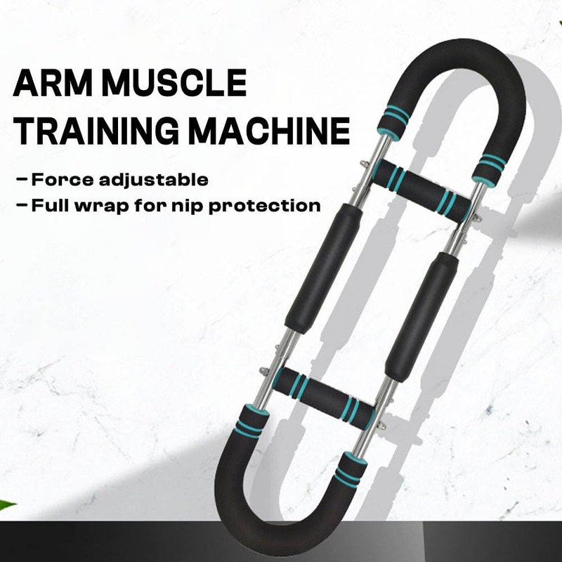 Twister Arm Trainer, 40-100lb Adjustable Chest Workout Equipment, Arm Trainer for Men, Chest Trainer for Men, Shoulder Muscle Training, Portable Home Fitness Equipment (Blue)