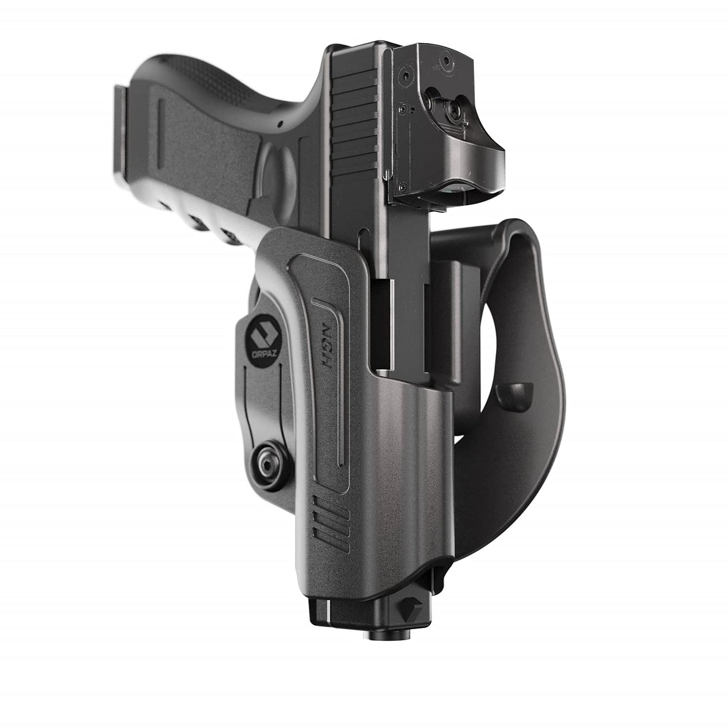 Orpaz R-Series G19 Holster Compatible with Glock 19 Holster, Level I OWB Holsters (Level I R Series)