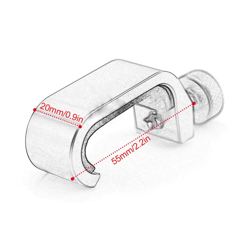 EVGATSAUTO Bag Frame Hook for Motorcycle Luggage Racks – CNC Aluminum Alloy Adjustable Frame Hook Compatible with GTS, LX, and LXV Luggage Systems (Silver)