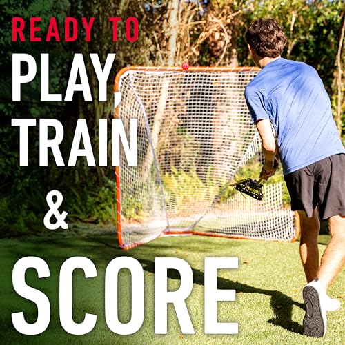 Franklin Sports Soft Training Lacrosse Ball Bucket - (20) Kids Soft Rubber Lacrosse Balls for Indoor + Outdoor Play - Official Size Youth Lax Equipment for Kids + Beginners