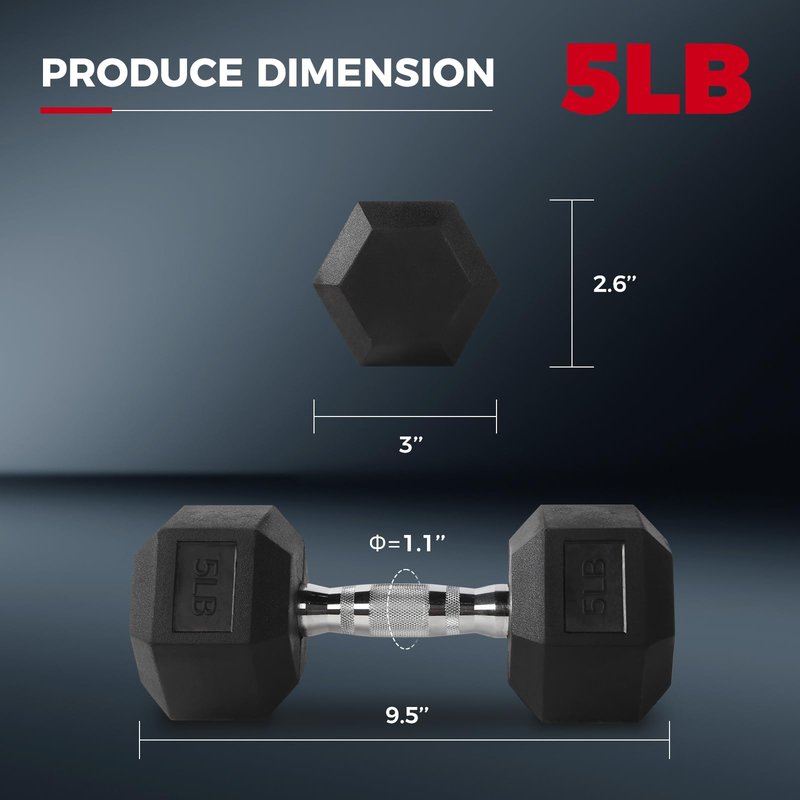 RitFit 5-780LBS Rubber Coated Hex Dumbbell Weight Set with Rack and Adjustable Weight Bench for Home Gym, Strength Training, Workouts