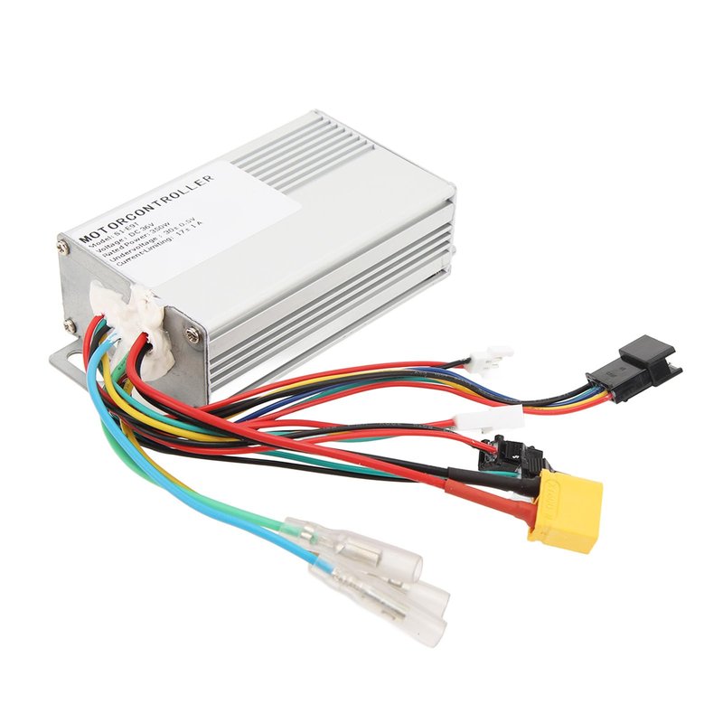 E Motor Controller, 36V 350W Electric Scooter Controller with Aluminum Alloy Shell, Aluminum Alloy Brushless Motor Controller for Electric Scooter